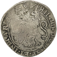 Coin, Spanish Netherlands, BRABANT, Escalin, 1641, Antwerp, VF(20-25), Silver