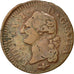 Coin, France, Louis XVI, Sol ou sou, Sol, 1791, Lyons, VF(30-35), Copper