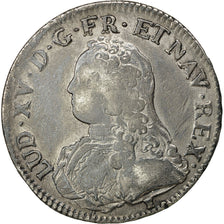 Coin, France, Louis XV, Écu aux branches d'olivier, Ecu, 1728, Rennes
