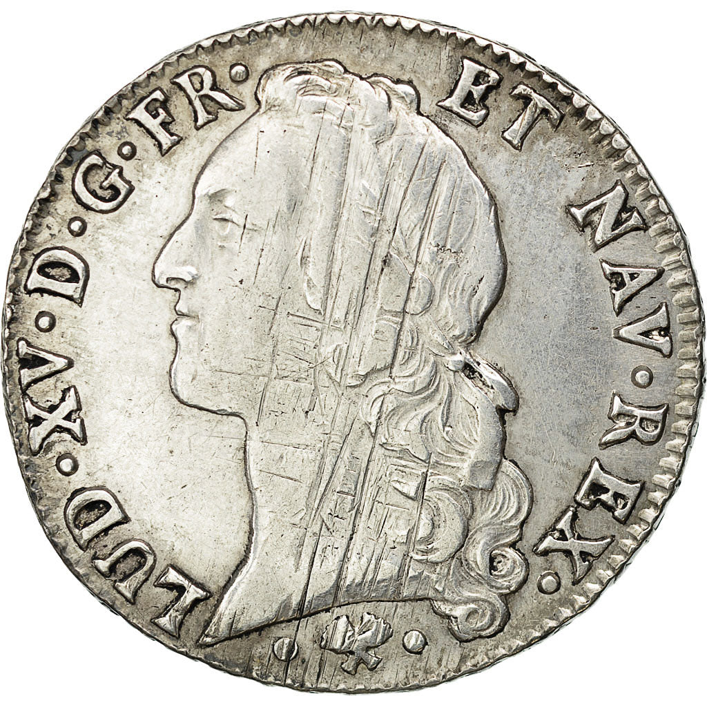 Coin, France, Louis XV, Écu au bandeau, Ecu, 1767, Bayonne, EF(40-45), Silver