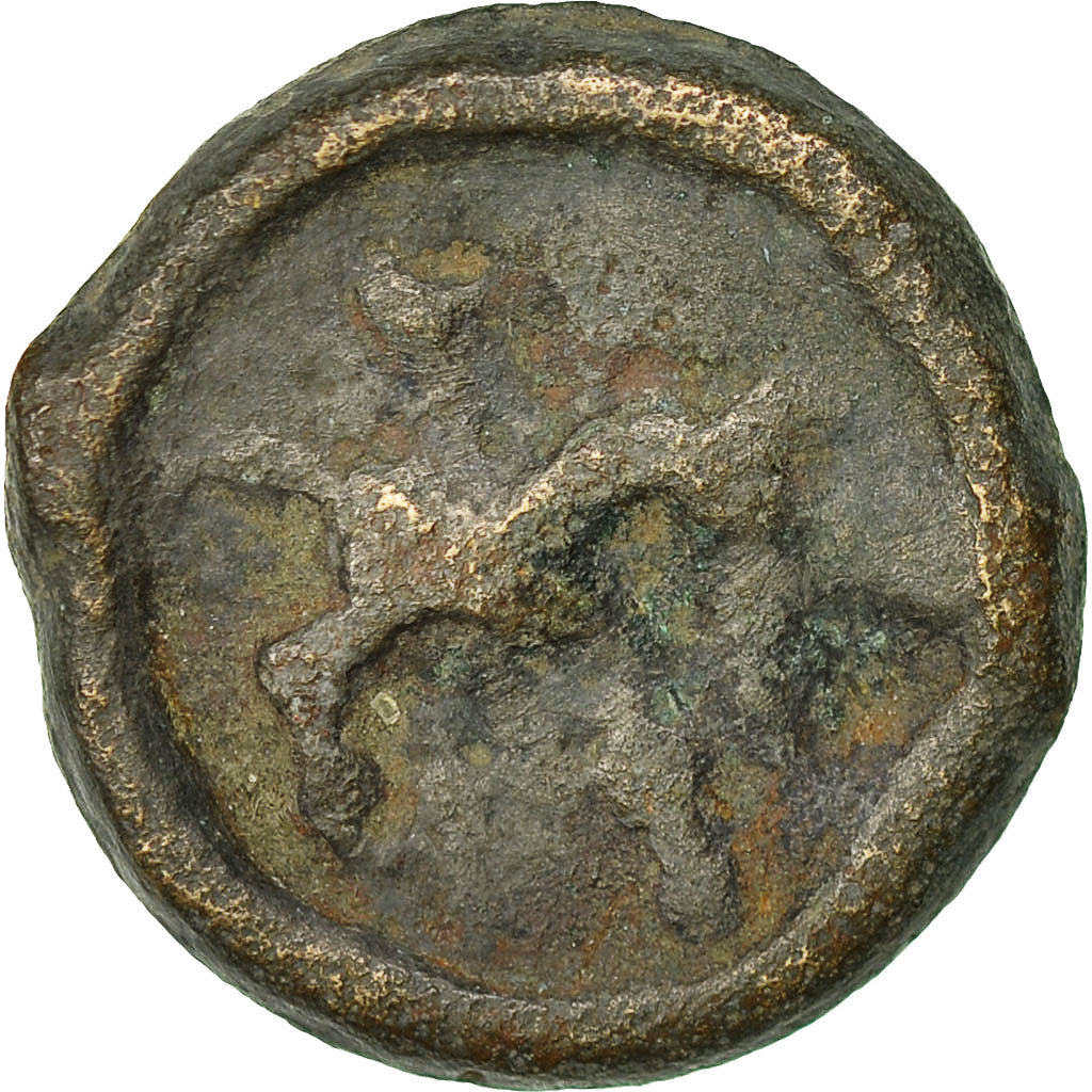 Coin, Nervii, Potin, VF(20-25), Potin, Delestrée:629