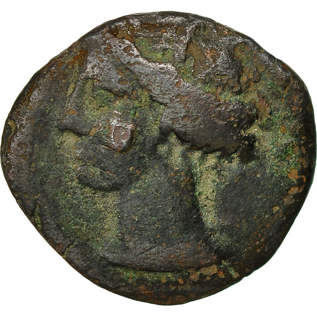 Coin, Carthage, Zeugitane, Shekel, Carthage, VF(20-25), Bronze, SNG Cop:151
