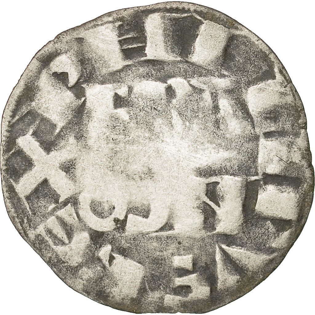 Coin, France, Philip II, Denier Parisis, Arras, VF(20-25), Silver, Duplessy:168