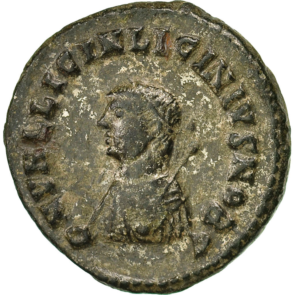 Coin, Licinius I, Follis, AD 318-320, Heraclea, EF(40-45), Bronze, RIC:39