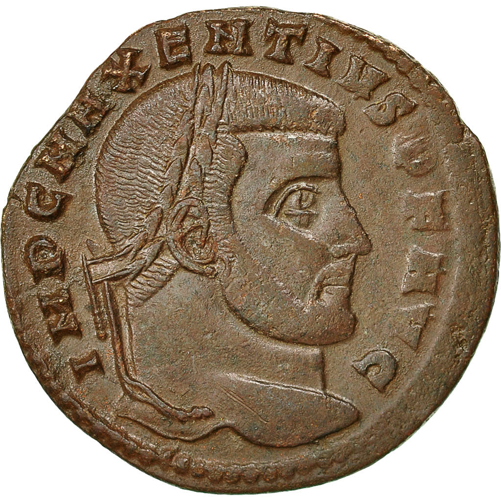 Monnaie, Maxence, Follis, AD 307-308, Rome, TTB+, Bronze, RIC:202