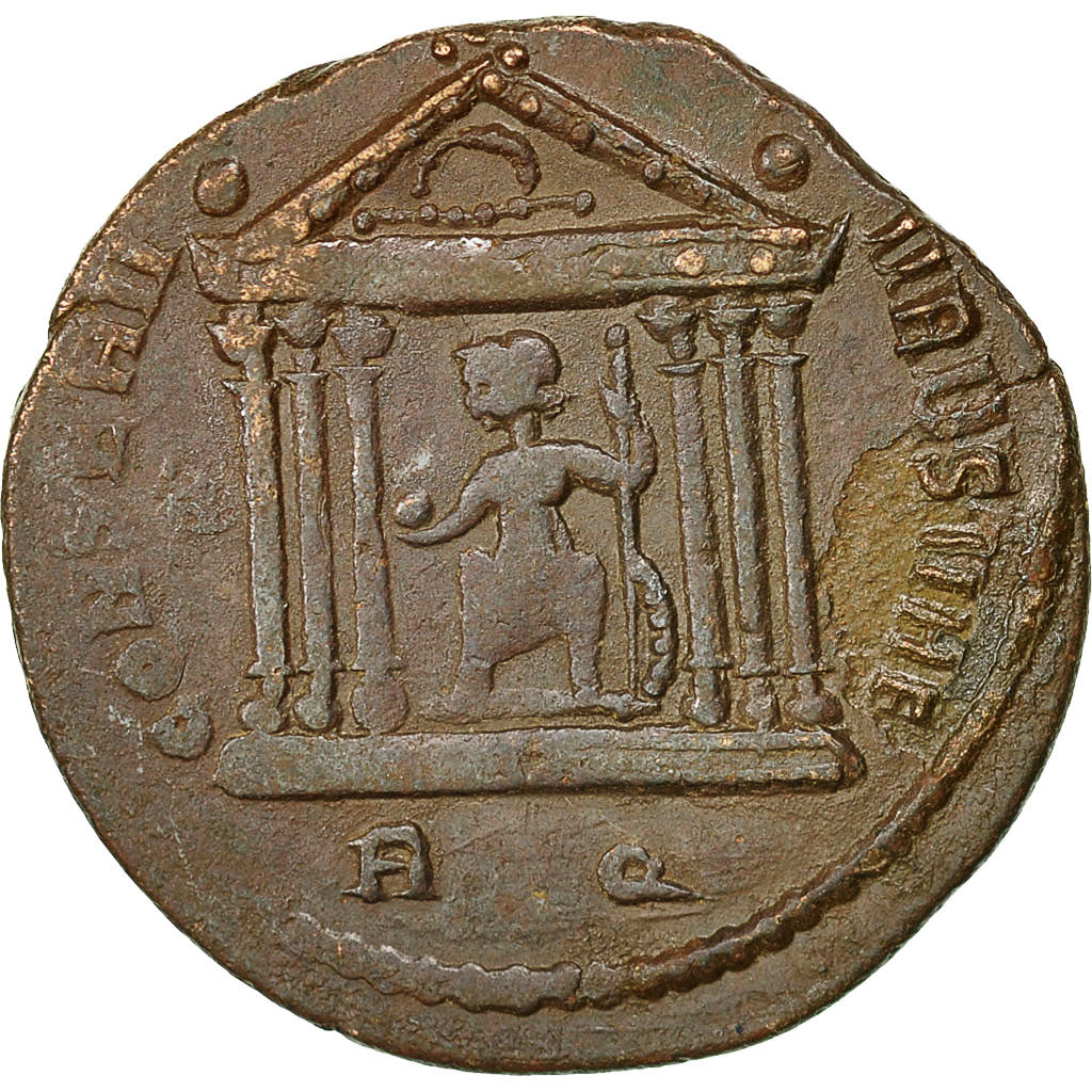 Monnaie, Maxence, Follis, AD 307-308, Rome, TTB+, Bronze, RIC:202