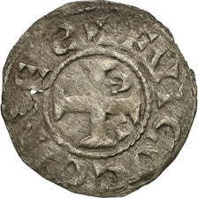 Coin, France, Anjou, Foulques V, Denarius, Angers, EF(40-45), Silver