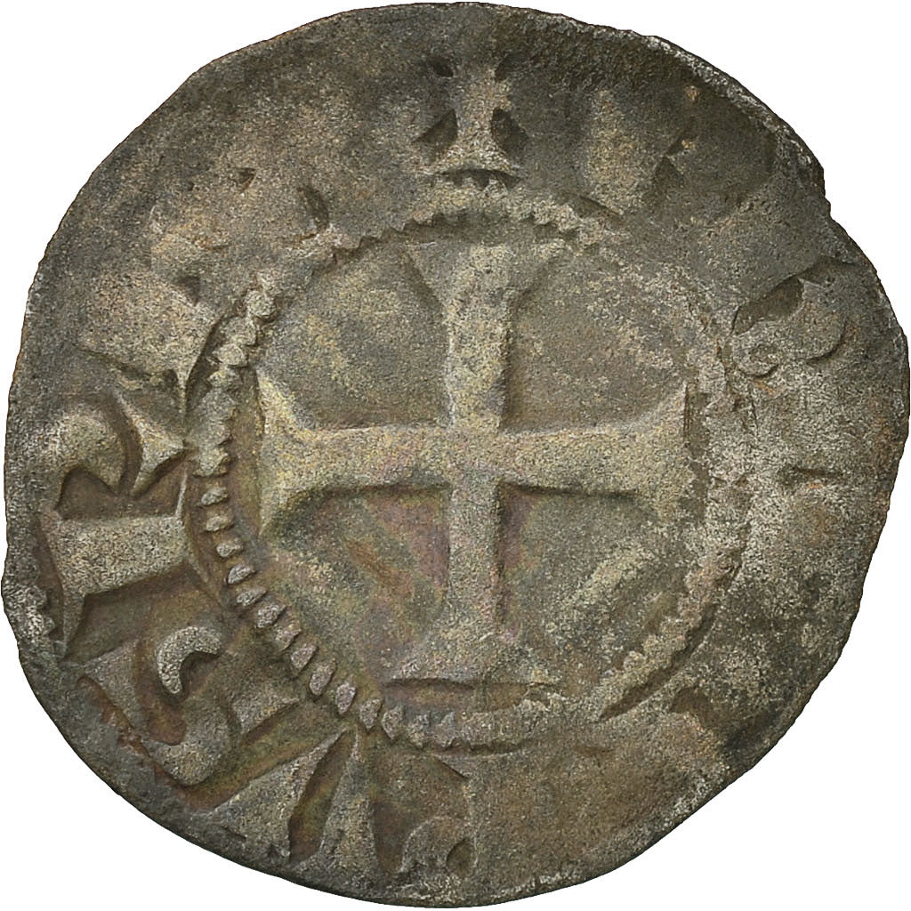 Coin, France, Philip IV, Denier Tournois, VF(30-35), Billon, Duplessy:223