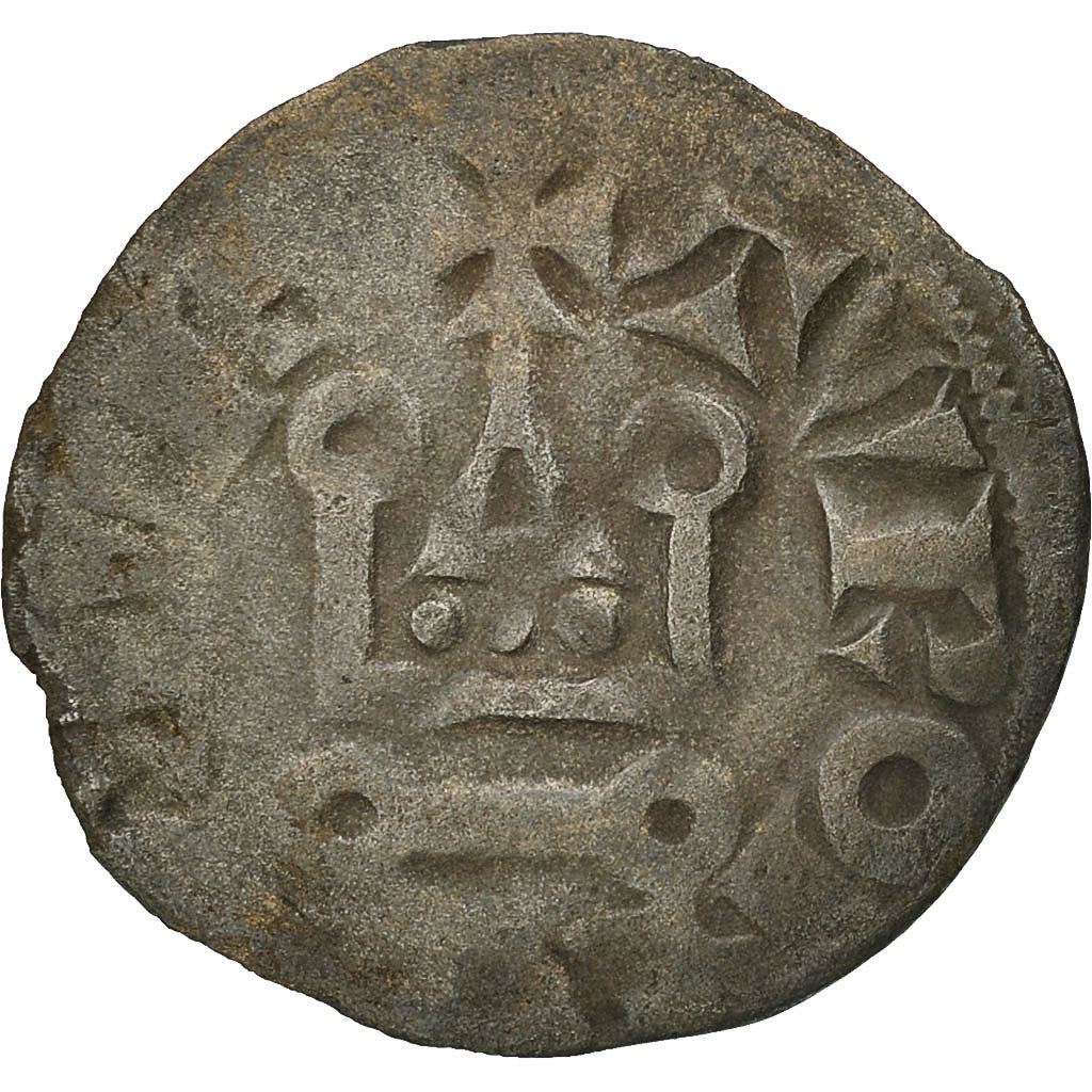 Coin, France, Philip IV, Denier Tournois, VF(30-35), Billon, Duplessy:223