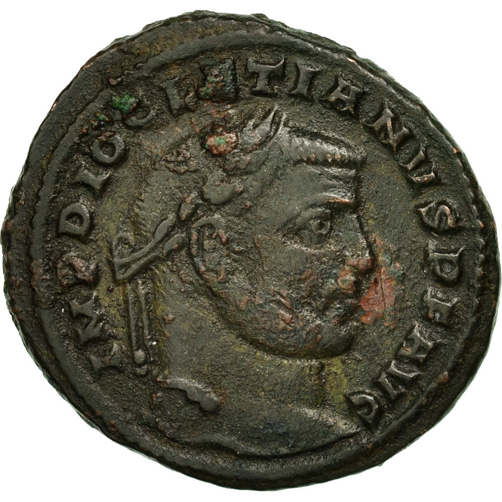 Coin, Diocletian, Follis, AD 302, Siscia, EF(40-45), Bronze, RIC:136a