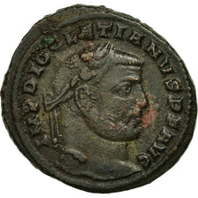 Coin, Diocletian, Follis, AD 302, Siscia, EF(40-45), Bronze, RIC:136a