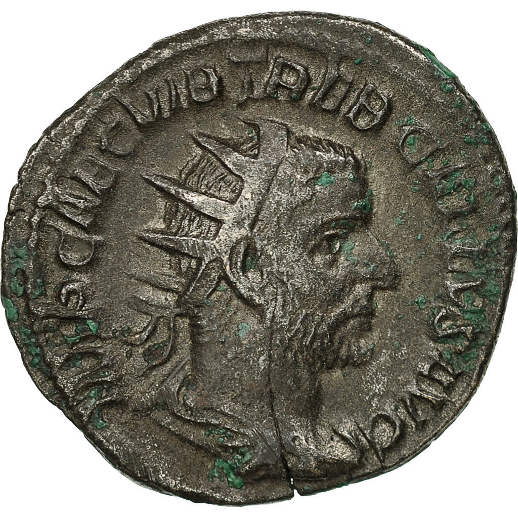 Coin, Trebonianus Gallus, Antoninianus, AD 251-253, Rome, EF(40-45), Billon