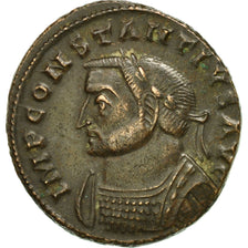 Monnaie, Constance I, Follis, AD 305-307, Lyon, TTB+, Bronze, RIC:187a