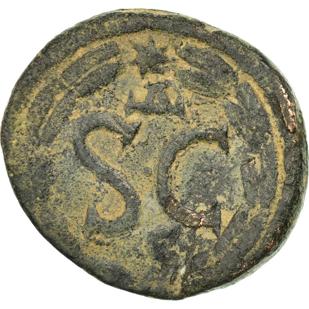 Coin, Macrinus, Bronze, AD 217-218, Antioch, EF(40-45), Bronze