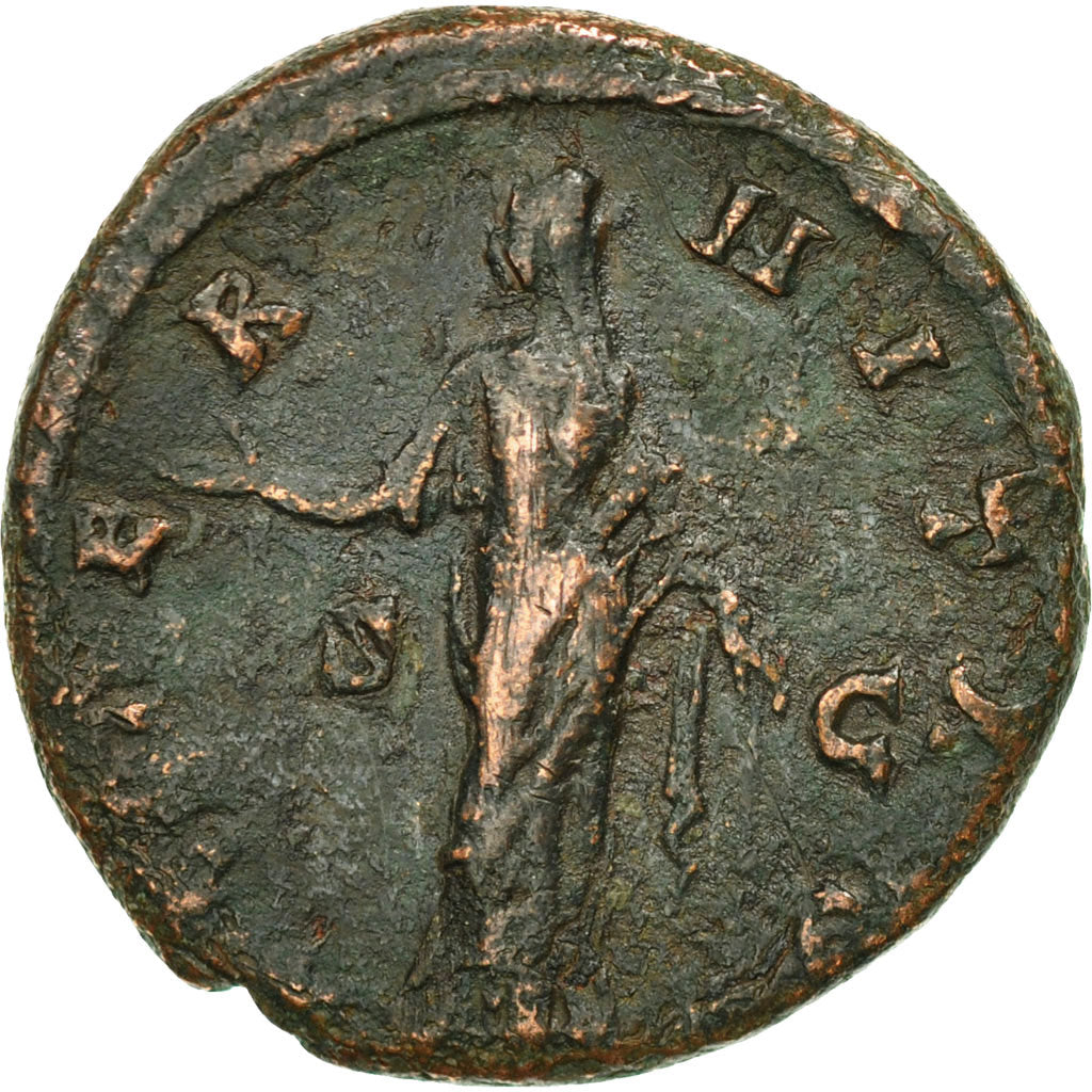 Coin, Faustina I, As, AD 146-161, Rome, EF(40-45), Bronze, RIC:1155