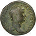 Coin, Hadrian, As, AD 134-138, Rome, VF(30-35), Bronze, RIC:796