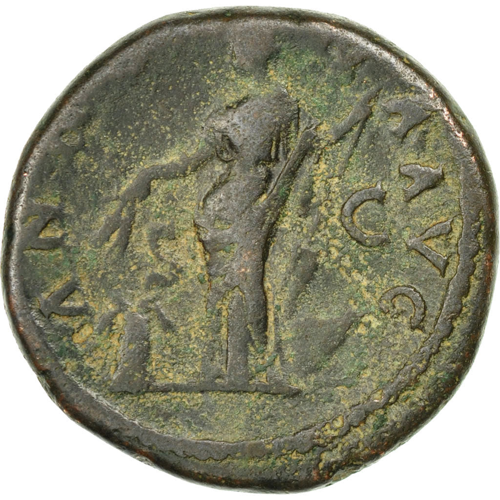 Coin, Hadrian, As, AD 134-138, Rome, VF(30-35), Bronze, RIC:796