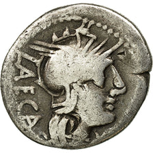 Coin, Porcia, Denarius, Rome, VF(20-25), Silver, Crawford:270/1
