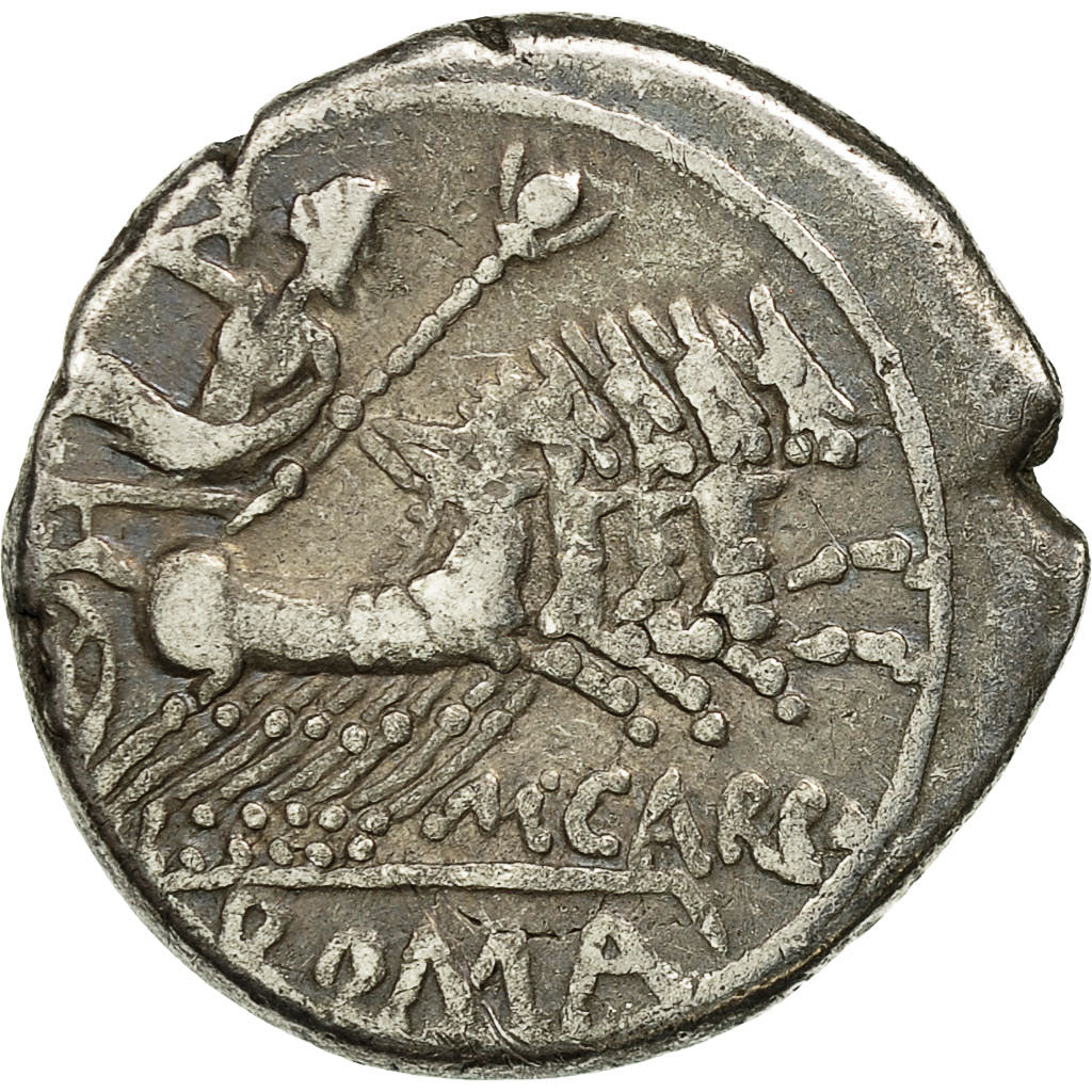 Coin, Papiria, Denarius, Rome, VF(30-35), Silver, Crawford:276/1