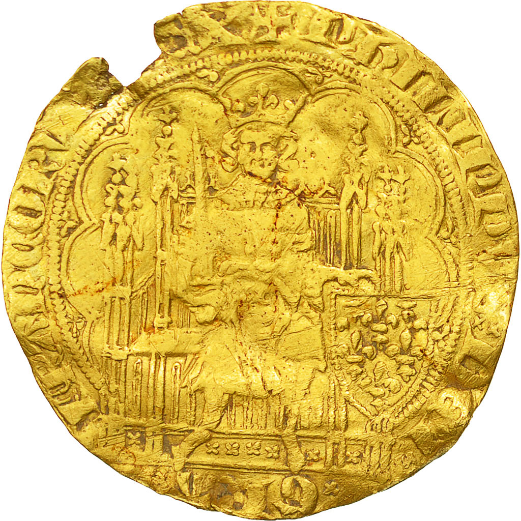 Münze, Frankreich, Philippe VI, Ecu d'or à la chaise, Ecu d'or, S, Gold