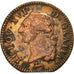Munten, Frankrijk, Louis XVI, Sol ou sou, Sol, 1783, Orléans, FR+, Koper