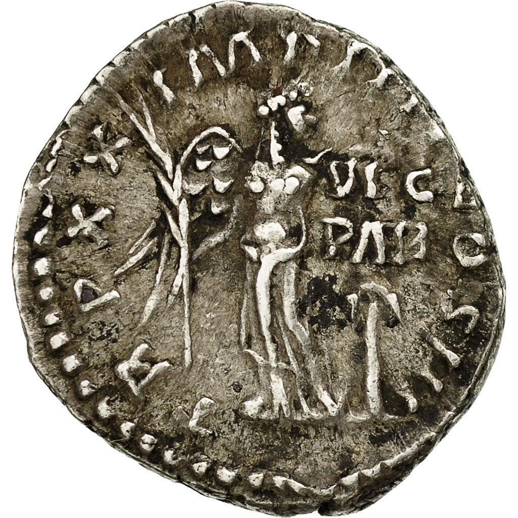 Coin, Marcus Aurelius, Denarius, AD 166, Rome, AU(50-53), Silver, RIC:163
