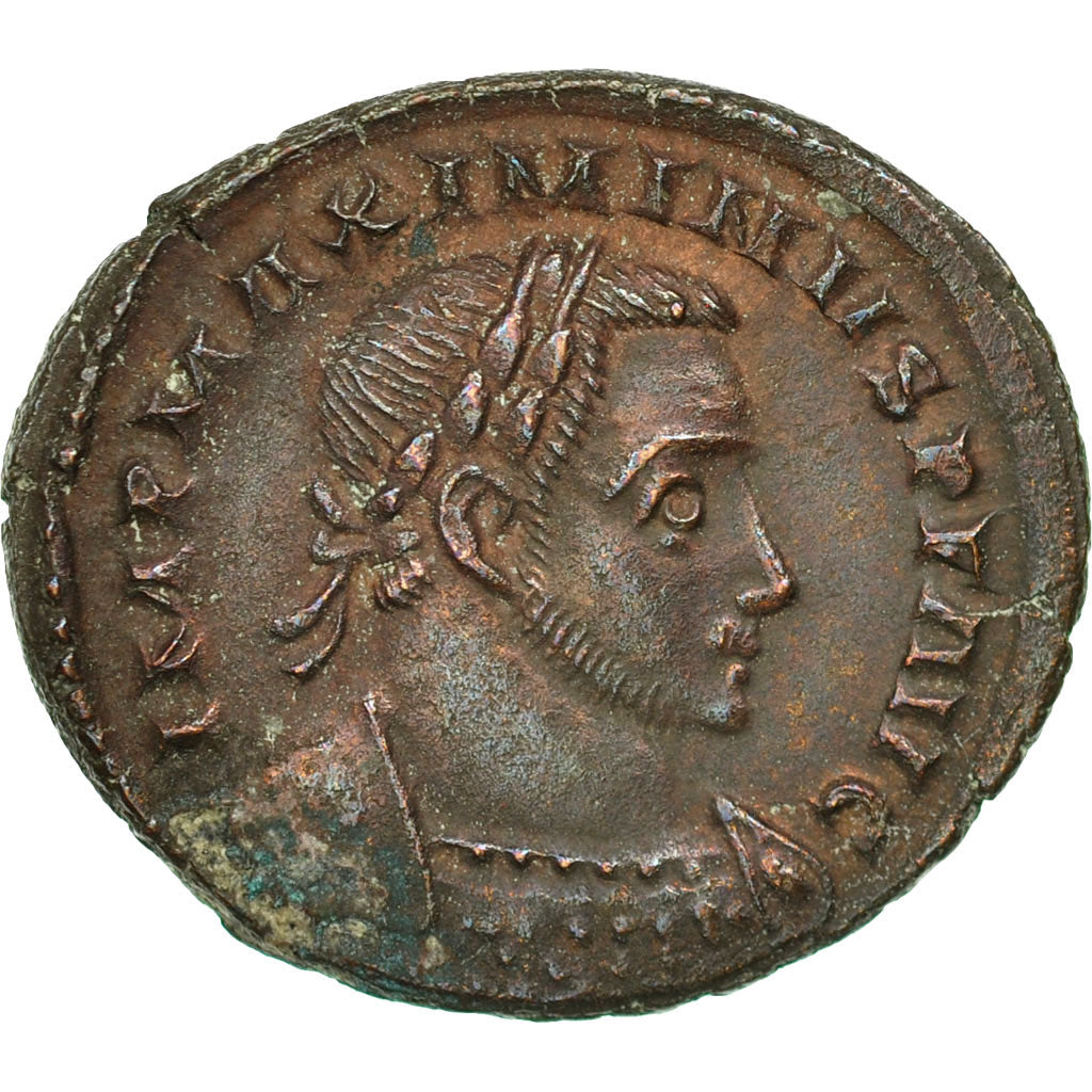 Münze, Maximinus II, Follis, AD 310-312, London, SS+, Bronze, RIC:209b