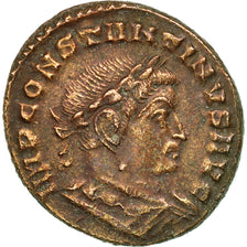 Coin, Constantine I, Follis, AD 312, Lyons, EF(40-45), Bronze, RIC:3
