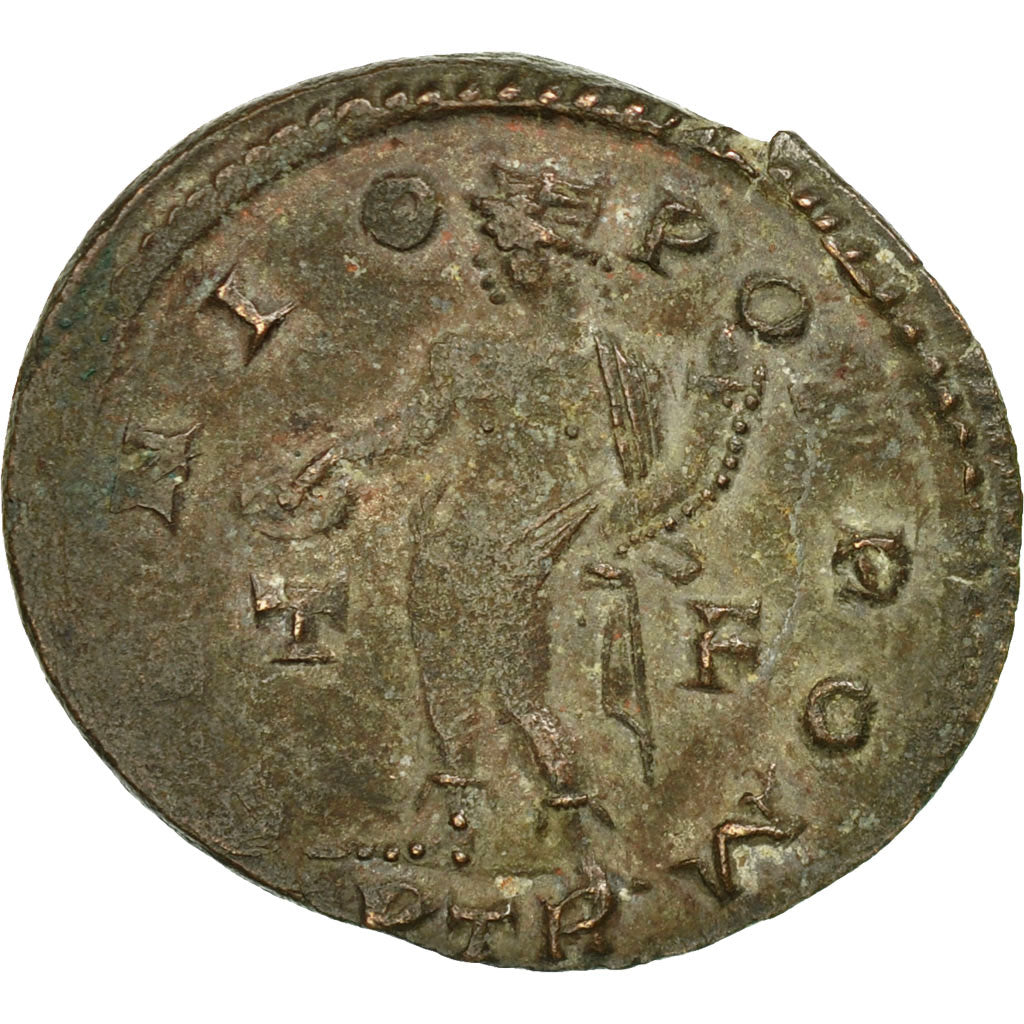 Moneda, Maximinus II, Follis, AD 310-313, Trier, MBC, Bronce, RIC:845a