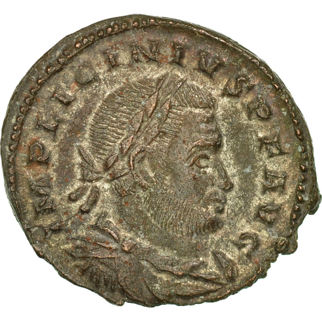 Moneda, Licinius I, Follis, AD 310-313, Trier, MBC+, Bronce, RIC:846b