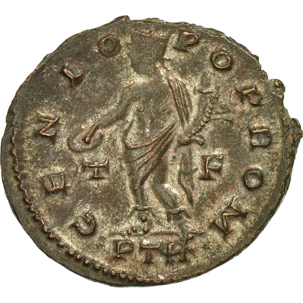 Moneda, Licinius I, Follis, AD 310-313, Trier, MBC+, Bronce, RIC:846b