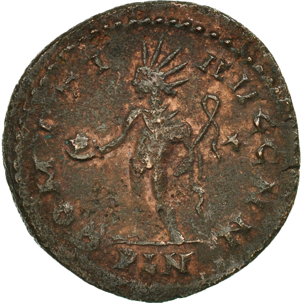 Moneda, Constantine I, Follis, AD 311-312, London, MBC, Bronce, RIC:153