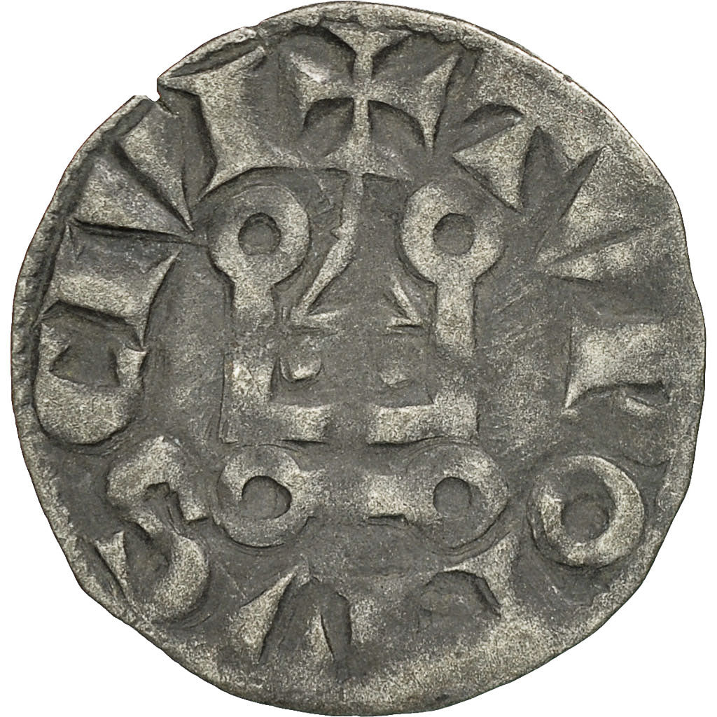 Münze, Frankreich, Louis VIII, Denier Tournois, SS, Billon, Duplessy:188