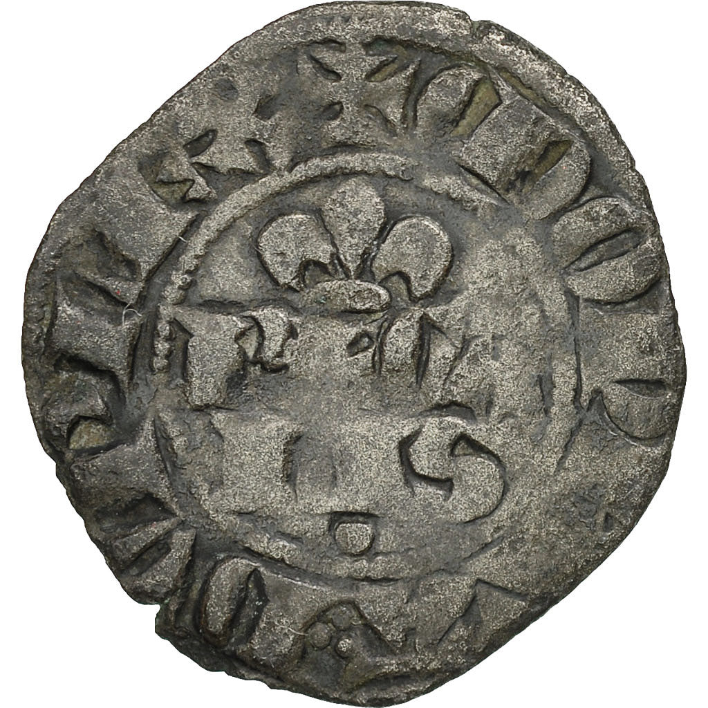 Coin, France, Philippe IV le Bel, Double Parisis, VF(30-35), Billon
