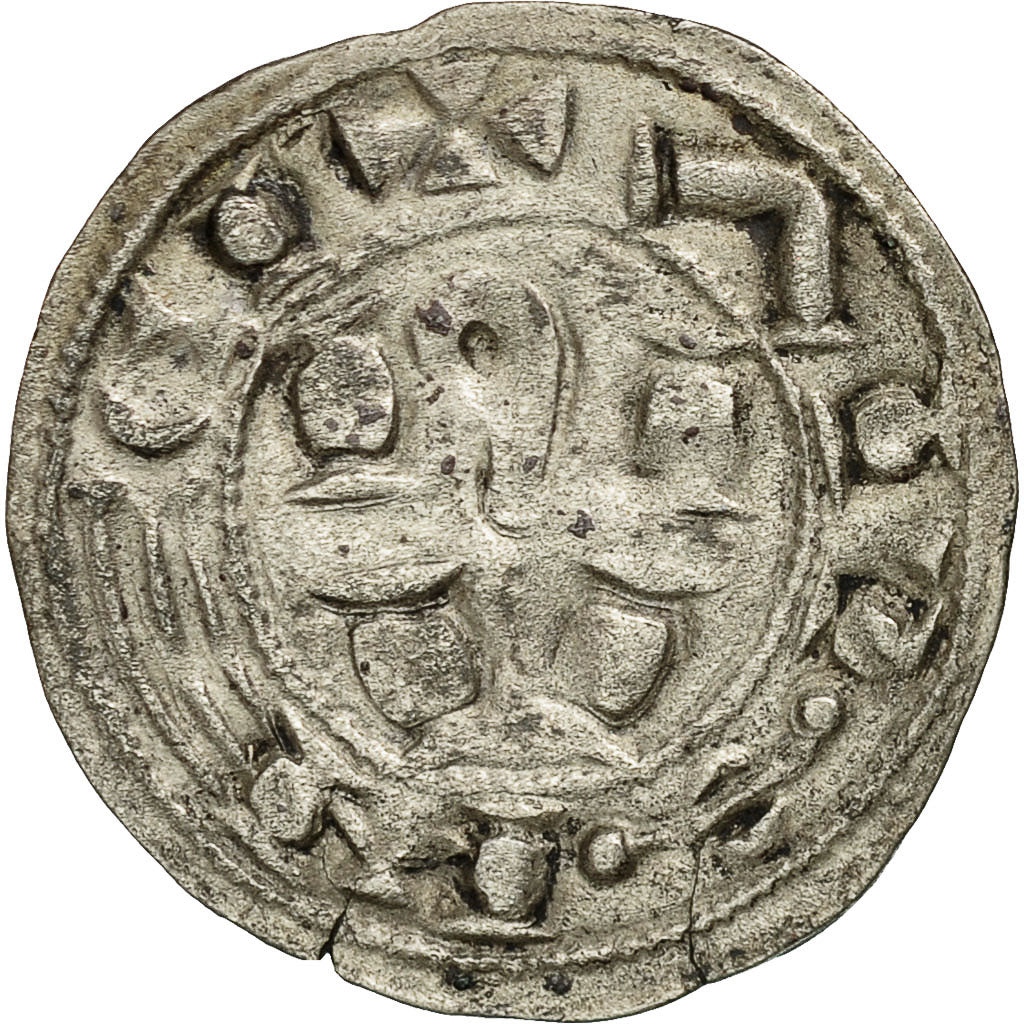 Coin, France, Languedoc, Denarius, AU(50-53), Silver, Boudeau:774