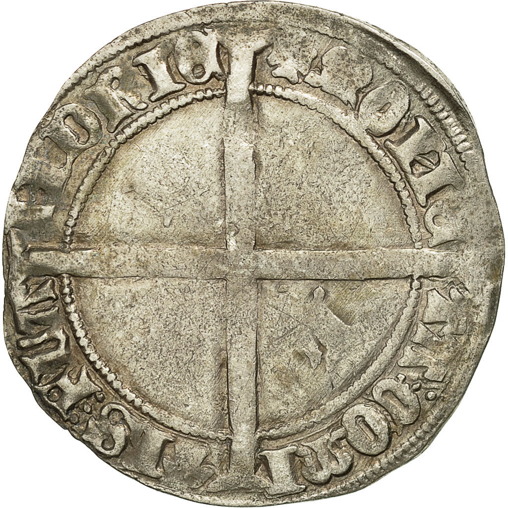 Coin, France, Flanders, Double Gros, VF(20-25), Silver, Boudeau:2260