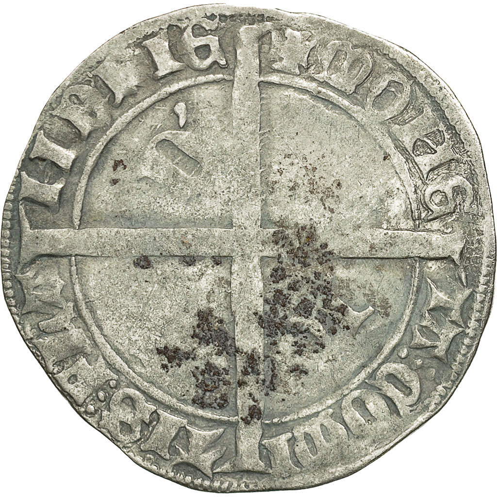 Coin, France, Flanders, Double Gros, VF(20-25), Silver, Boudeau:2260