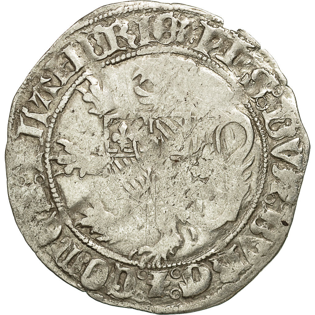 Coin, France, Flanders, Double Gros, VF(30-35), Silver, Boudeau:2260