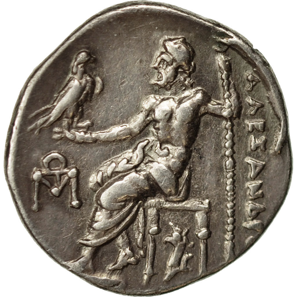 Coin, Kingdom of Macedonia, Alexander III, Drachm, Abydos, AU(50-53), Silver