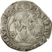 Monnaie, France, Charles VII, Blanc à la couronne, Chinon, TB+, Billon