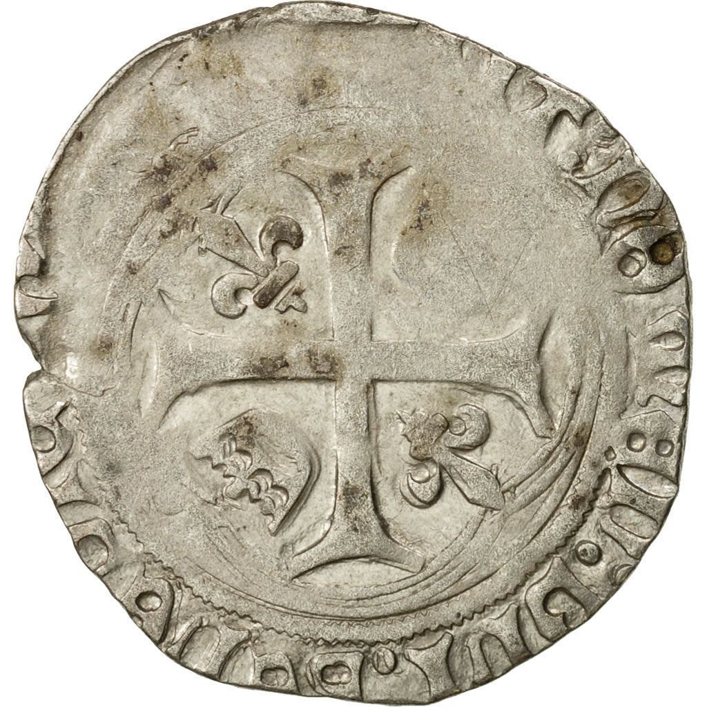 Coin, France, Louis XII, Blanc de Provence, Tarascon, EF(40-45), Billon