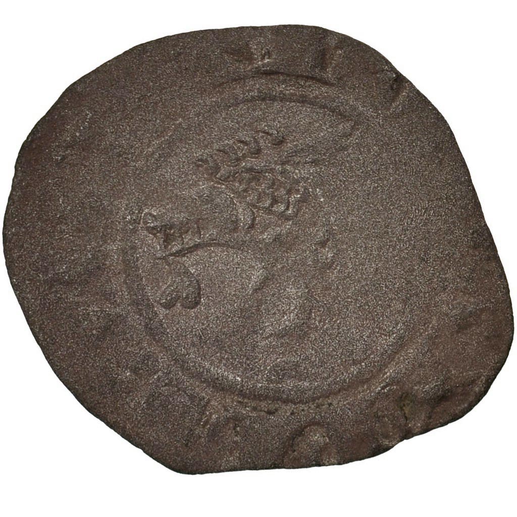 Münze, Frankreich, Dauphiné, Humbert II, Denarius, Vienne, S+, Silber