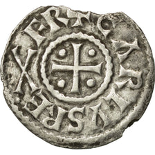 Moneda, Francia, Charles le Chauve, Denarius, Orléans, MBC, Plata, Depeyrot:726