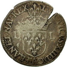 Moneda, Francia, Louis XIII, Quinzain, 1641, Paris, BC+, Vellón, Gadoury:22