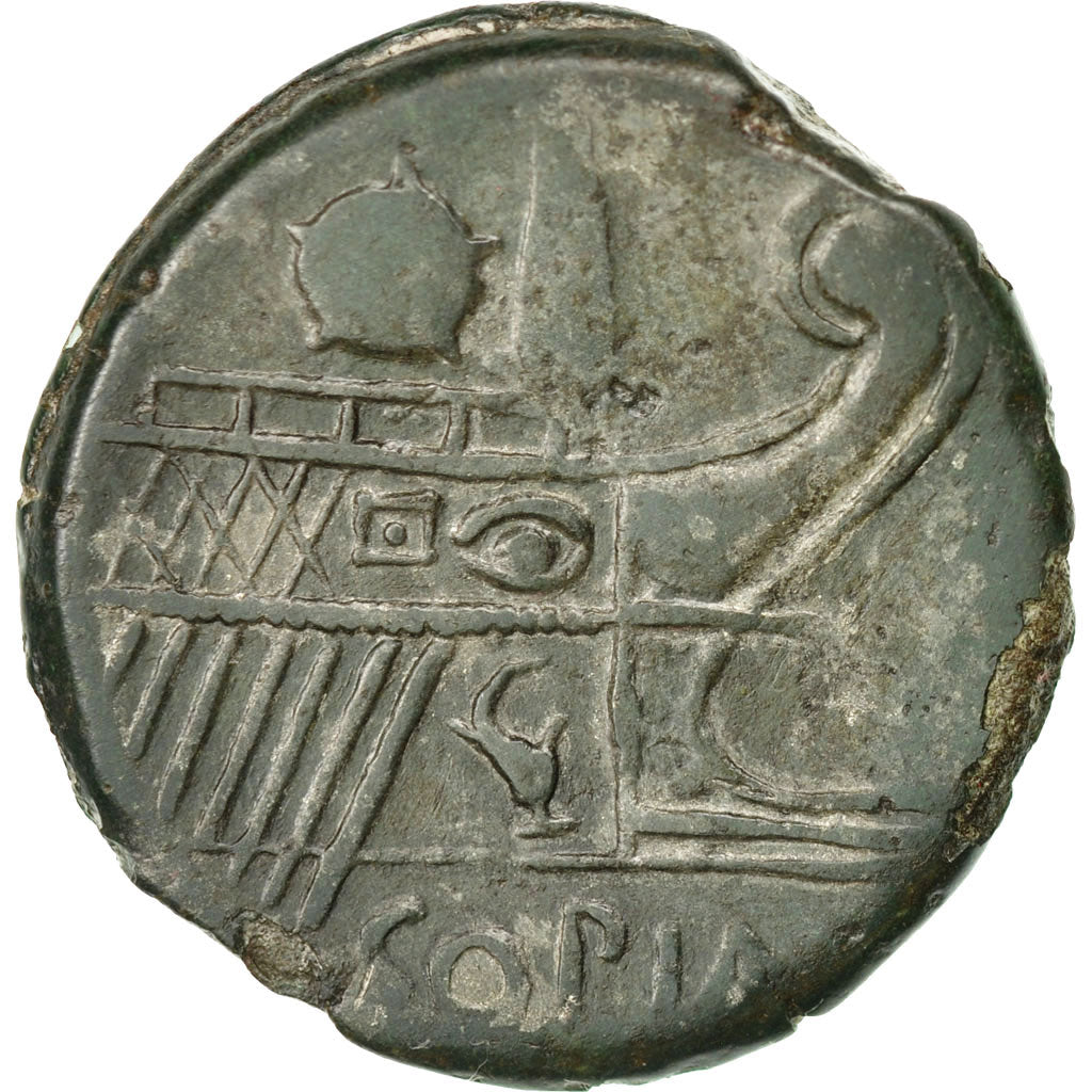 Coin, Octavian, Dupondius, Lyons, VF(20-25), Bronze, RPC:515