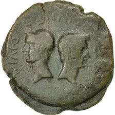 Moneda, Octavian, Dupondius, Lyons, BC+, Bronce, RPC:514