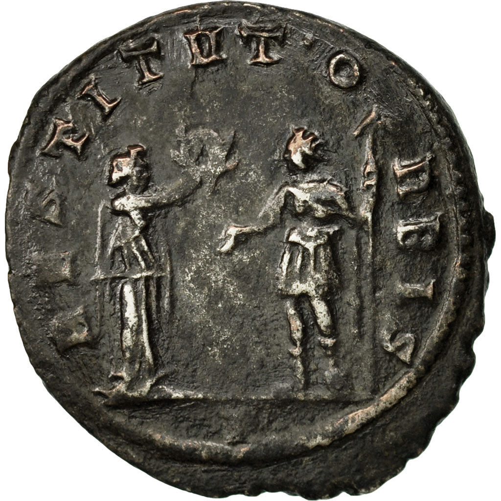 Coin, Aurelian, Antoninianus, AD 272-273, Uncertain Mint, AU(50-53), Billon