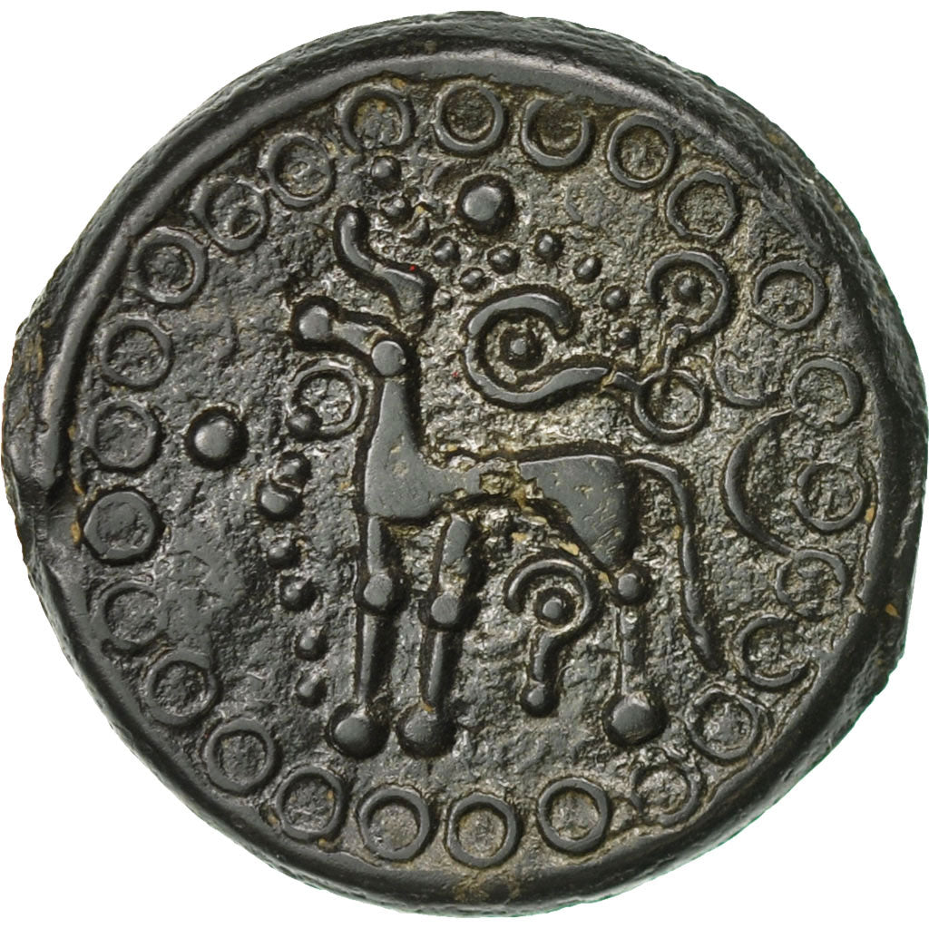 Coin, Suessiones, Potin, AU(55-58), Potin, Delestrée:218