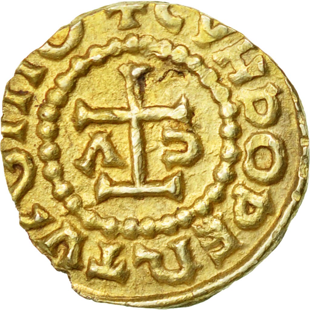 Monnaie, France, Triens, Troyes, SUP, Or, Belfort:Manque