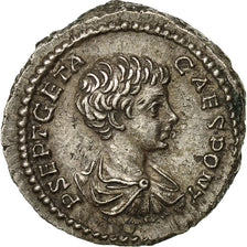 Munten, Geta, Denarius, 202, Rome, UNC-, Zilver, RIC:20b